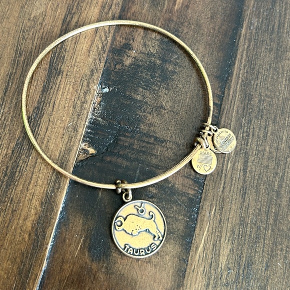 Alex and Ani Taurus Energy Bracelet Zodiac Sign Bangle Charm Bracelet - Picture 2 of 3